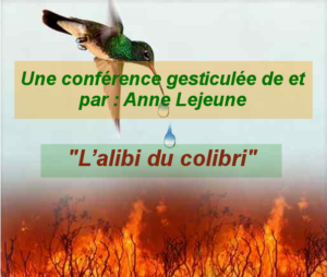 Les Equipes Populaires - affiche colibri Anne lejeune