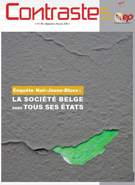 Contrastes -noir jaune blues - Equipes Populaires