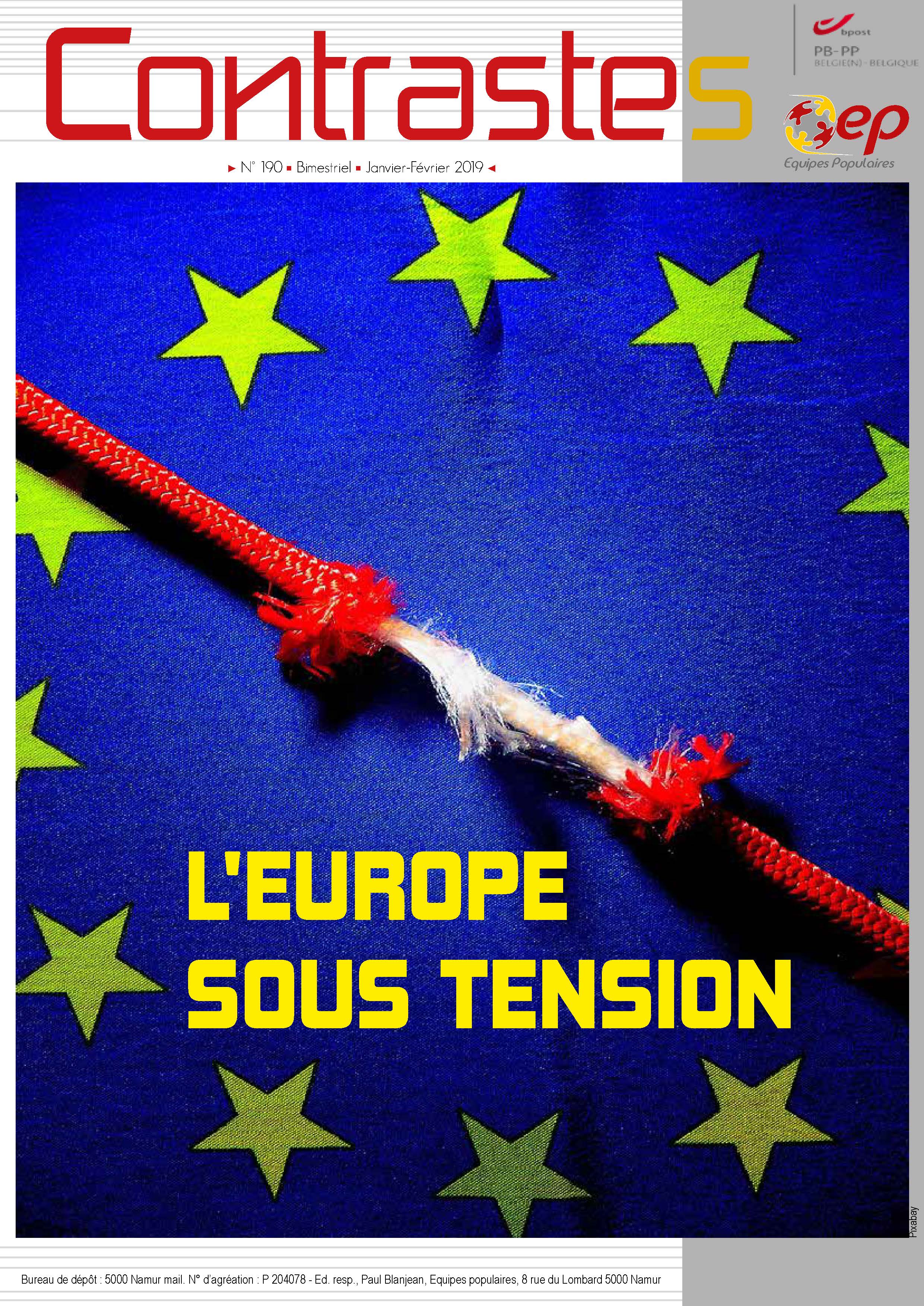 Contrastes L'Europe sous tension _Equipes Populaires