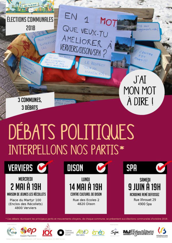 Les Equipes Populaires - Débats Politiques affiche