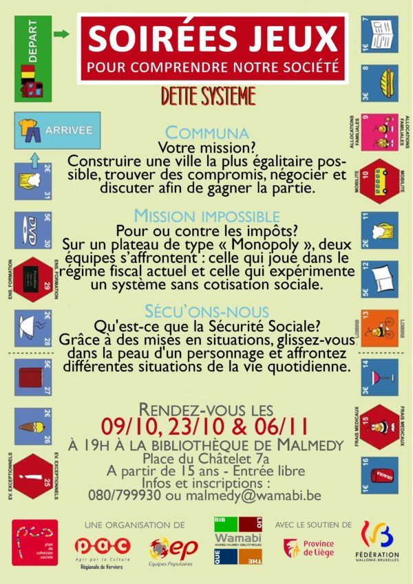 Les Equipes Populaires - 2019.10.09 Flyer_soirées_jeux