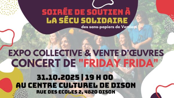 Les Equipes Populaires 2025.10.31 Soirée soutien sécu solidaire VSP - Affiche