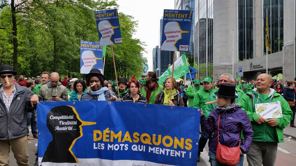 Les Equipes Populaires -Manifestation